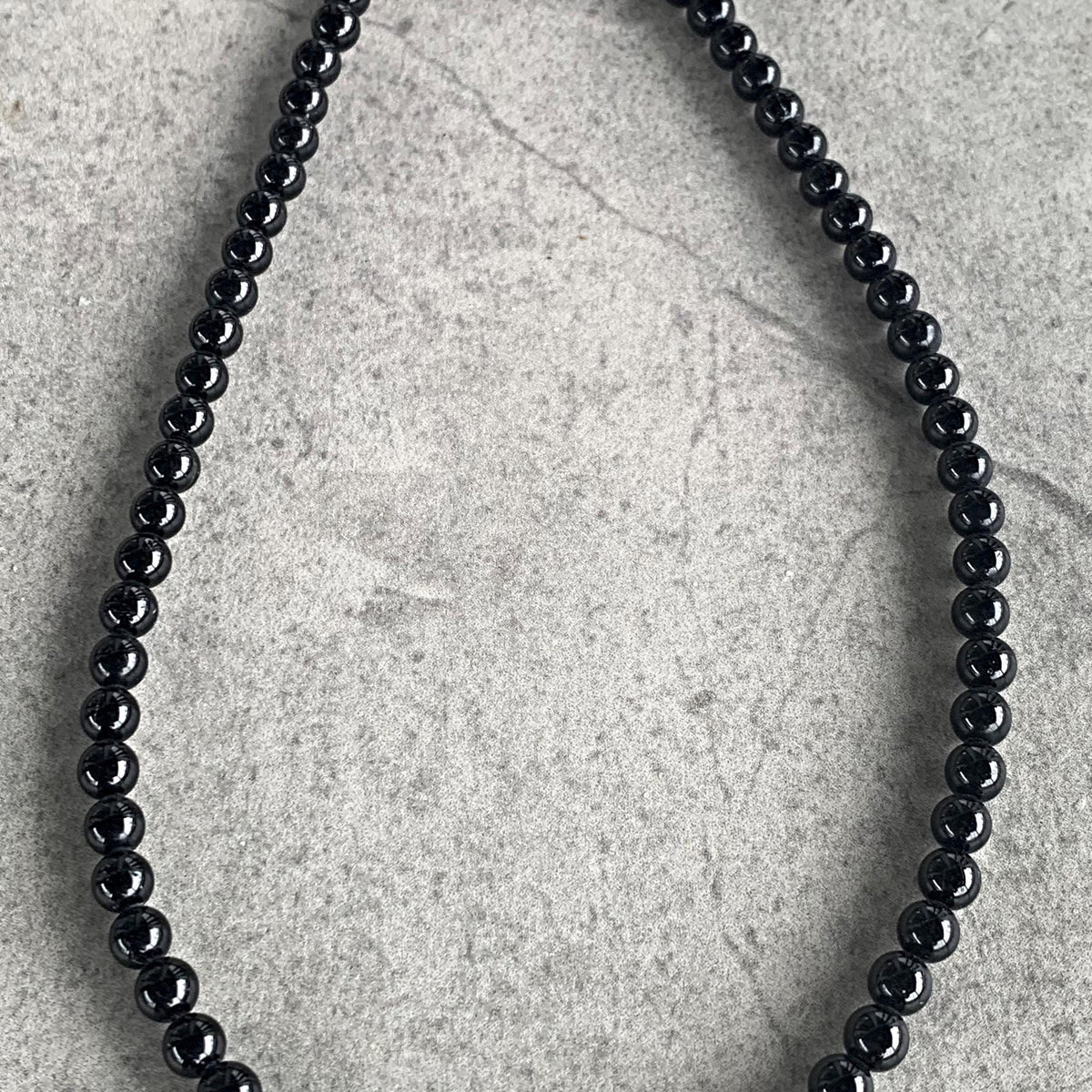 Black tourmaline grounding necklace