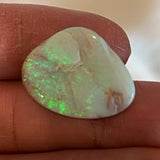 Flashing color opal under light