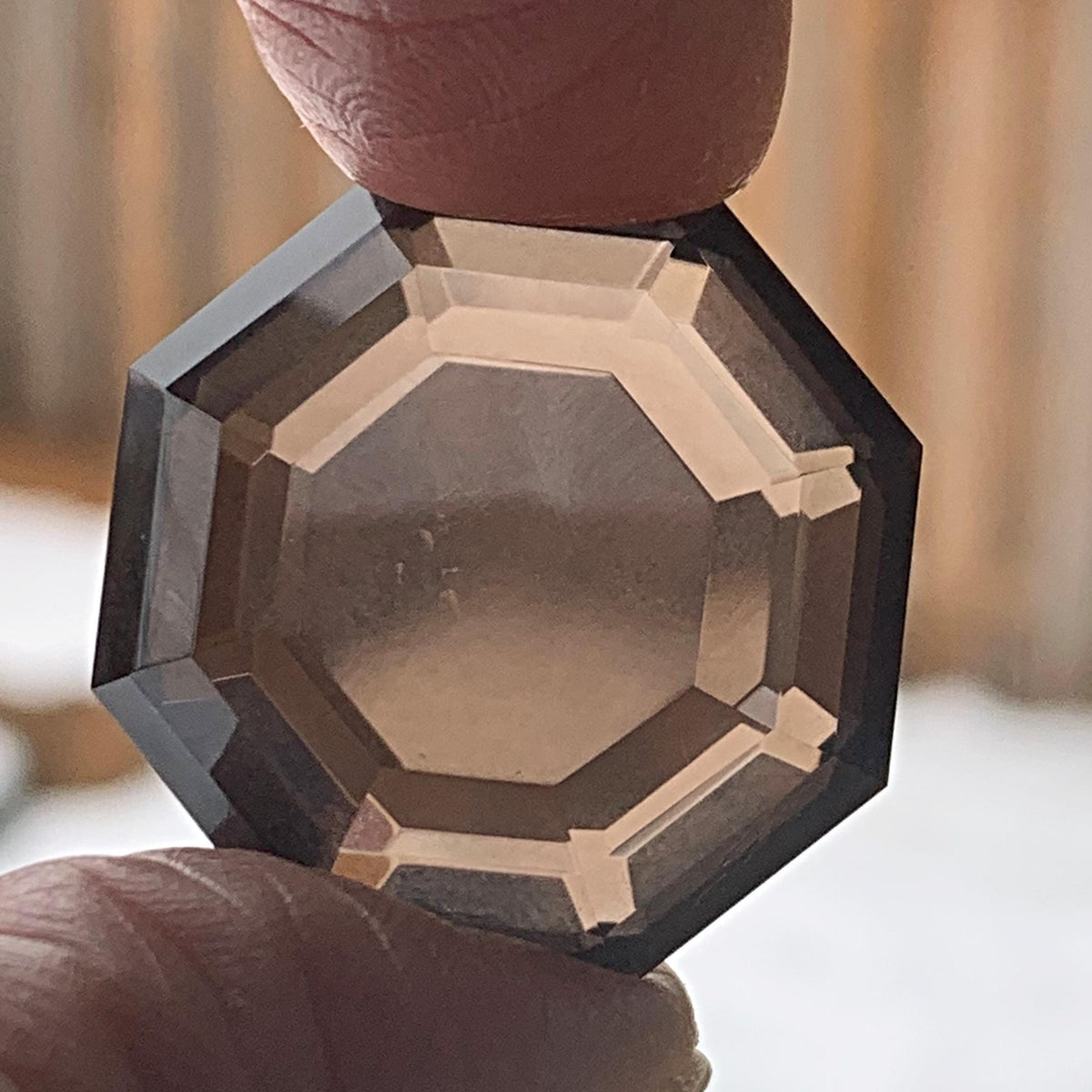High grade smoky quartz Octagon shape