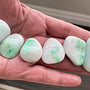 Authentic jadeite jade freeform polished stone