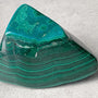 Malachite polished freeform standing