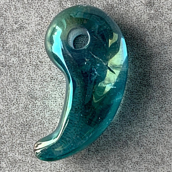 Polished magatama amulet