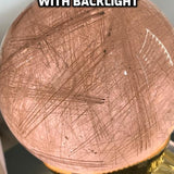 Collector grade quartz sphere