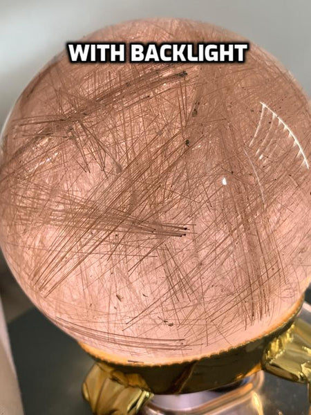 Collector grade quartz sphere