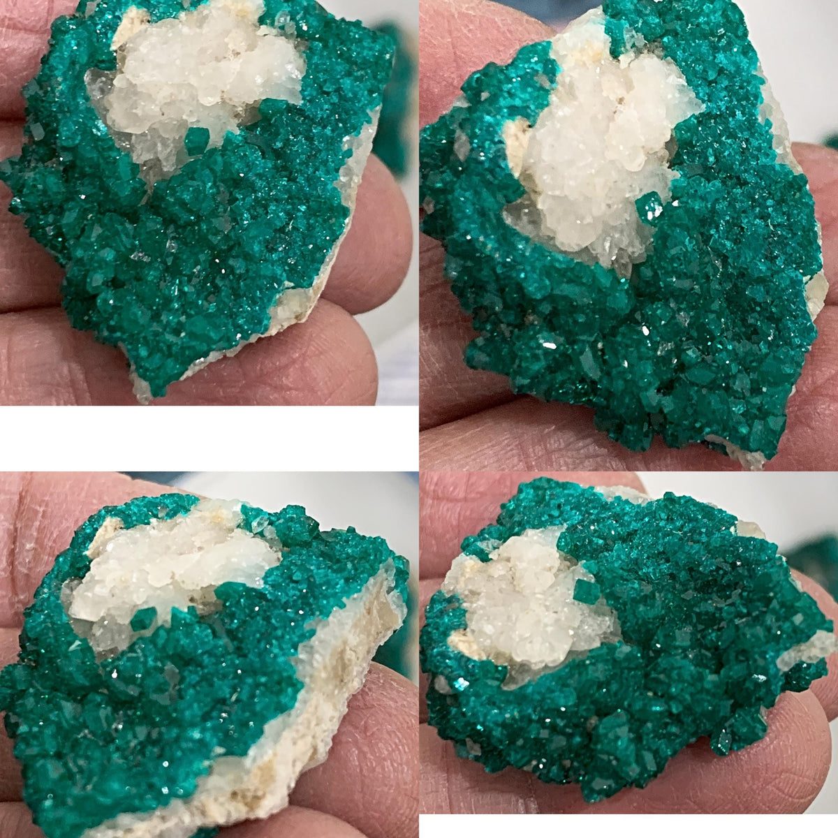 Dioptase Crystal Specimen – Tsumeb Mine Namibia