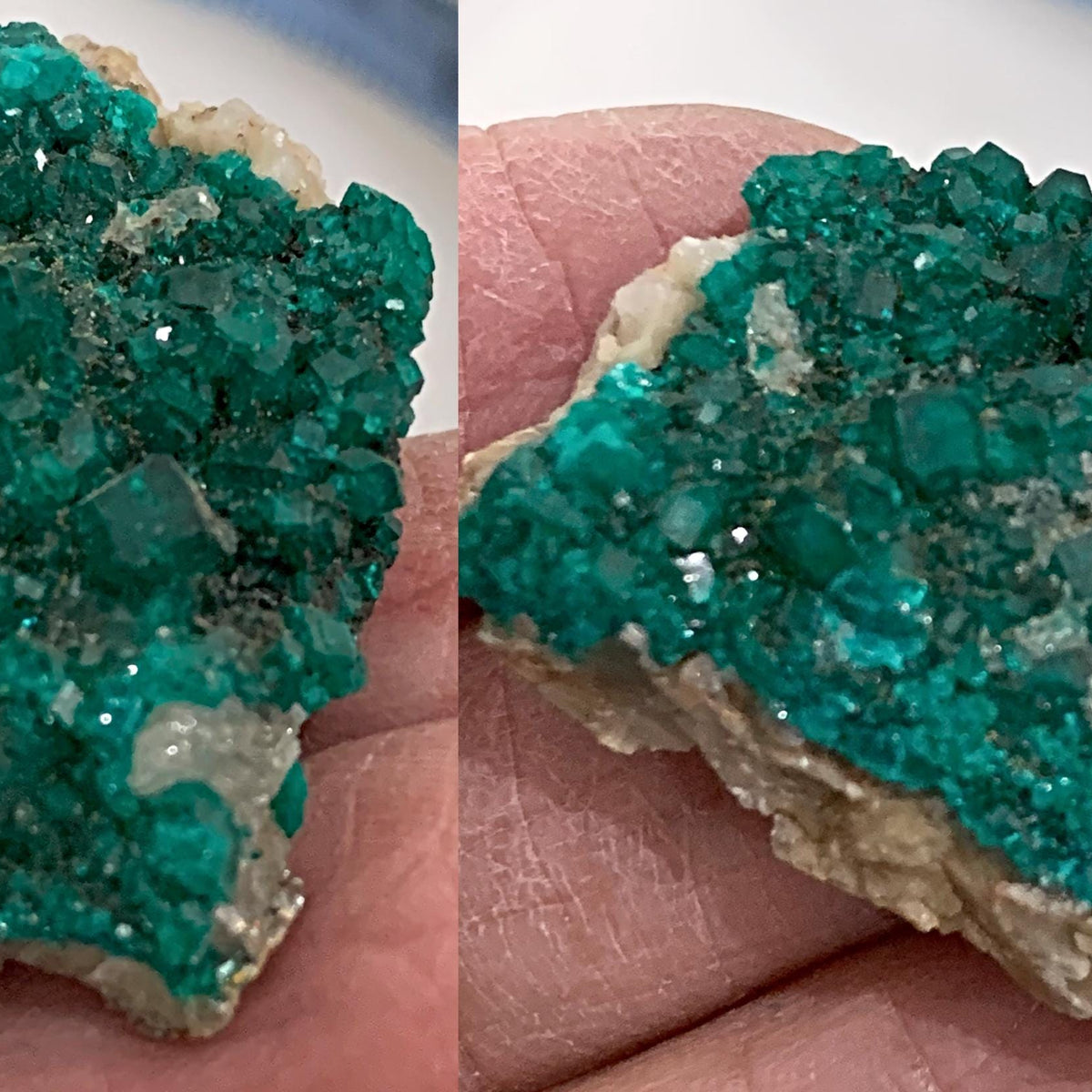 Collector dioptase mineral