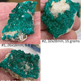 Dioptase Crystal Specimen – Tsumeb Mine Namibia