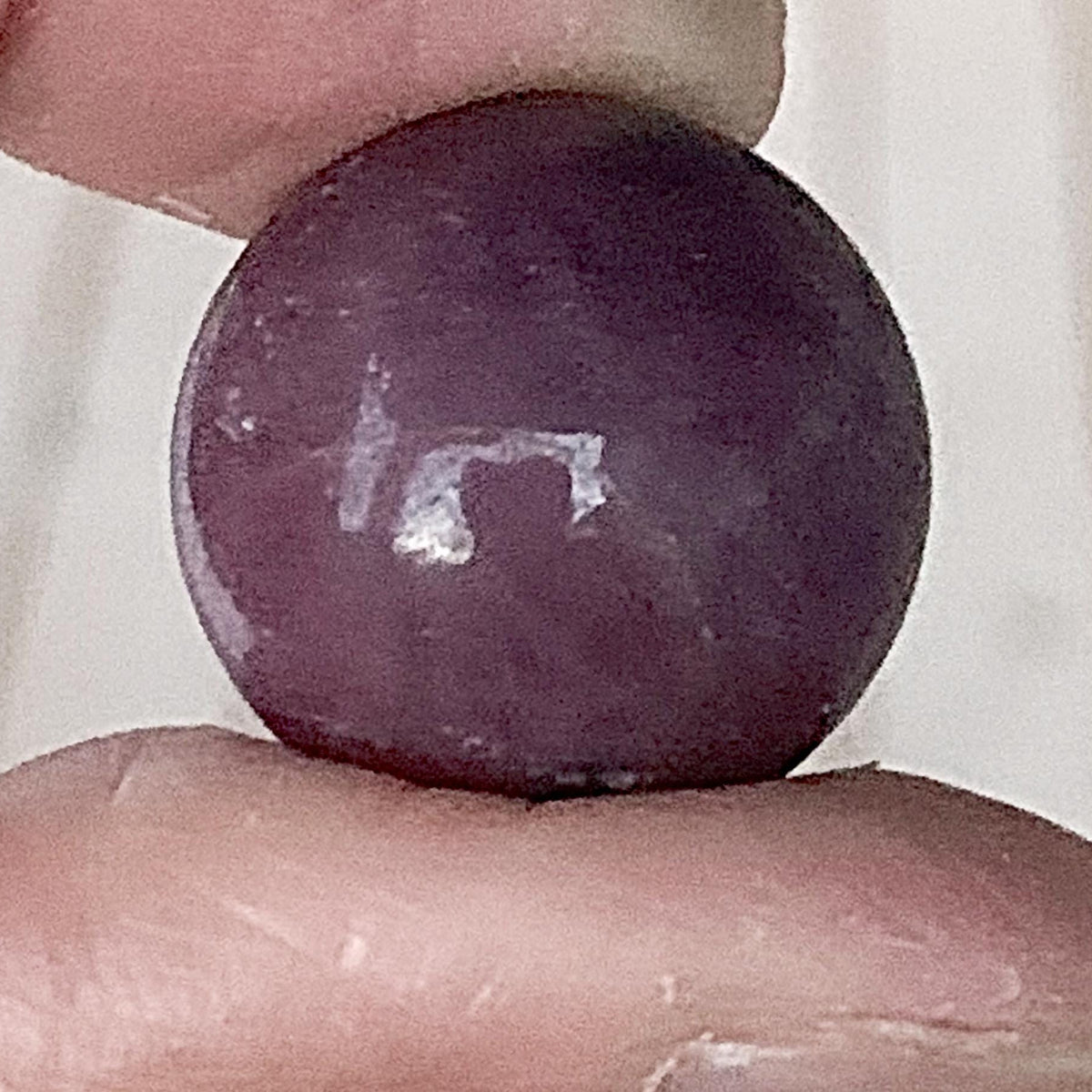 Natural ruby sphere 20mm