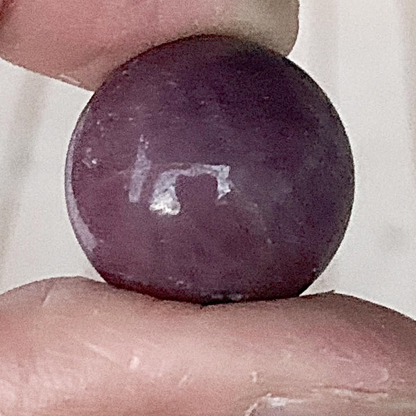 Natural ruby sphere 20mm