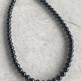 Black Tourmaline Bead Necklace