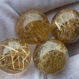 25mm rutilated quartz