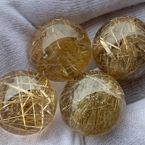 25mm rutilated quartz