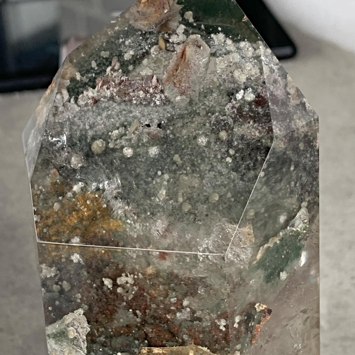 lodolite quartz crystal