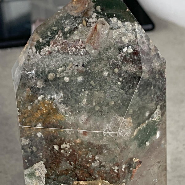 lodolite quartz crystal