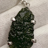 natural moldavite stone necklace