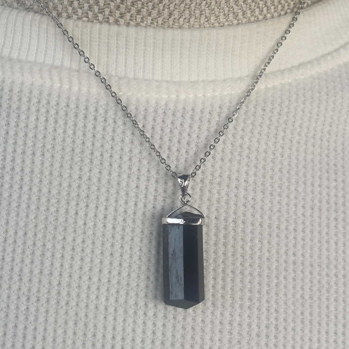 black tourmaline healing necklace