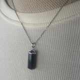 tourmaline crystal necklace protection jewelry