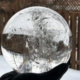 high clarity quartz sphere