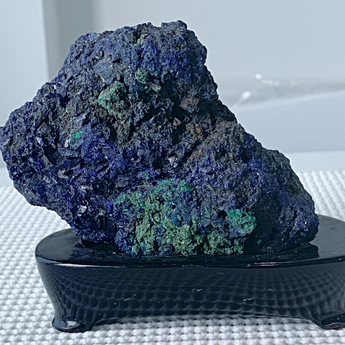 Azurite Crystal Specimen – Natural Raw Blue Mineral