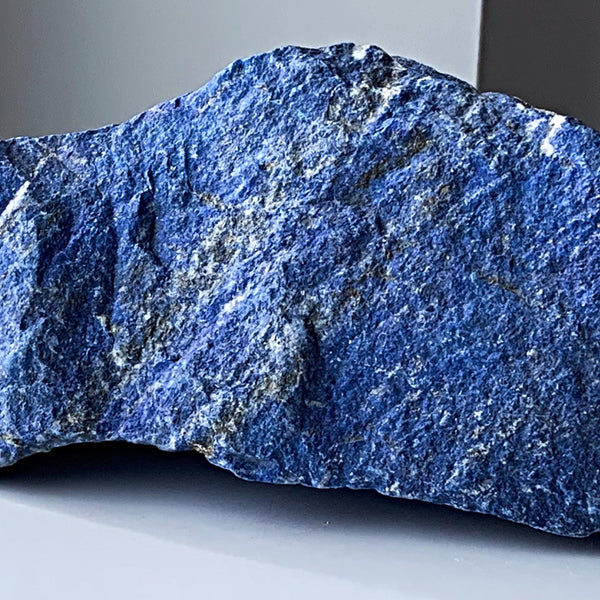blue crystal décor