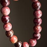 11mm pink tourmaline bracelet