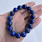 natural blue lapis 12mm bracelet