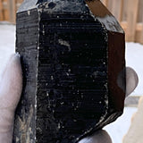 Black smoky quartz point