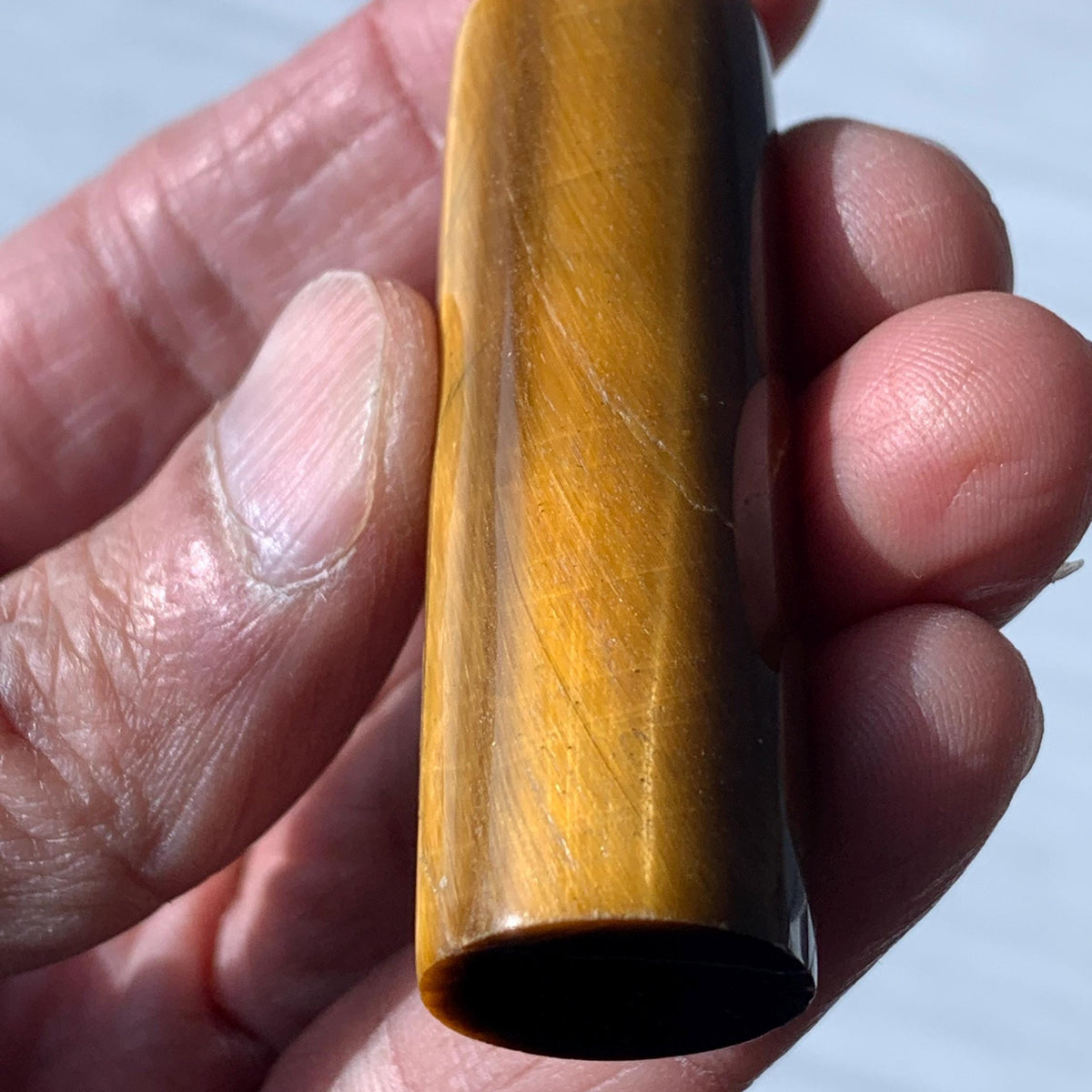 Tiger Eye Seal | Japanese Stone Hanko Stamp Inkan