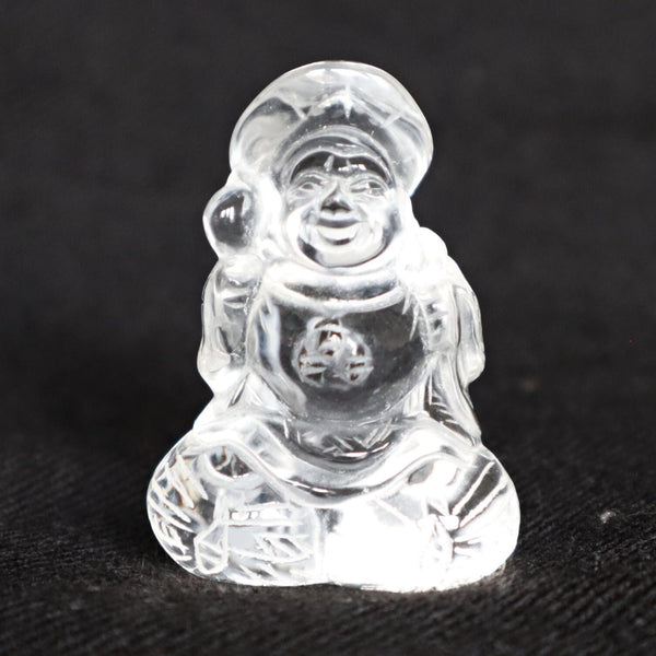Daikokuten, Natural Quartz Daikoku Japanese Carving Gift