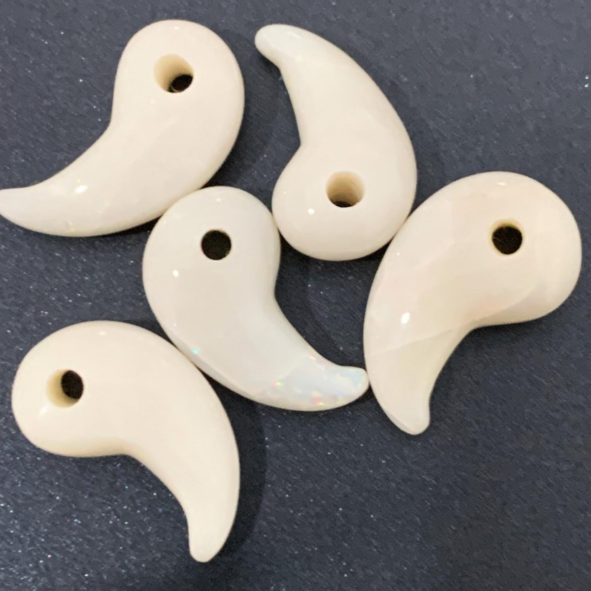 Australian Opal Magatama | Solid Opal Sacred Japanese Talisman 20mm