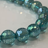 aqua aura bracelet with 125 facets