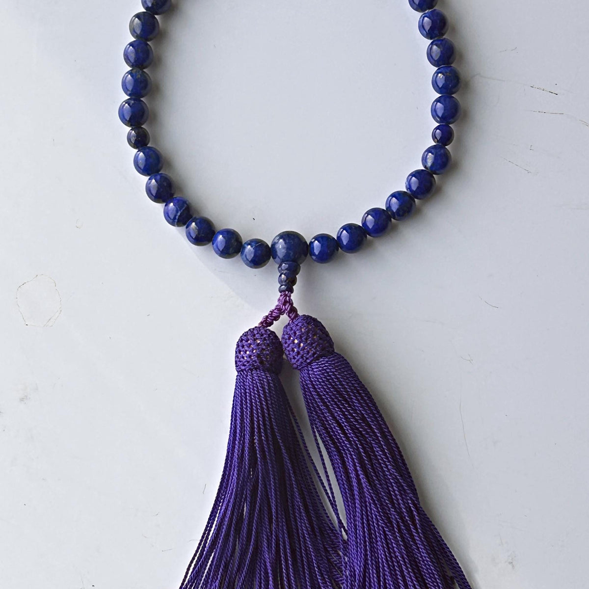 Lapis lazuli nenju rosary beads Japan