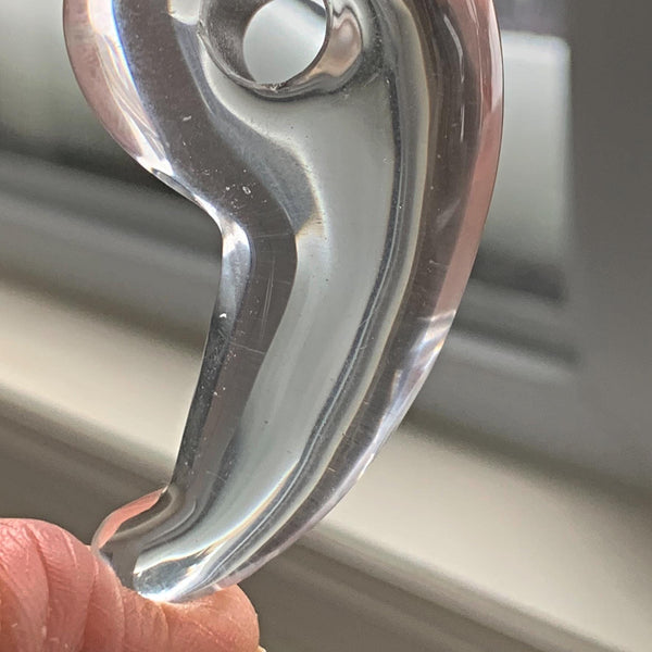 Clear Quartz Magatama | Japanese Sacred Shape Crystal Pendant