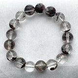 Natural garden quartz bracelet inclusions