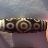 Rare 15 eye Tibetan dzi bead agate