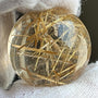 rutilated quartz sphere