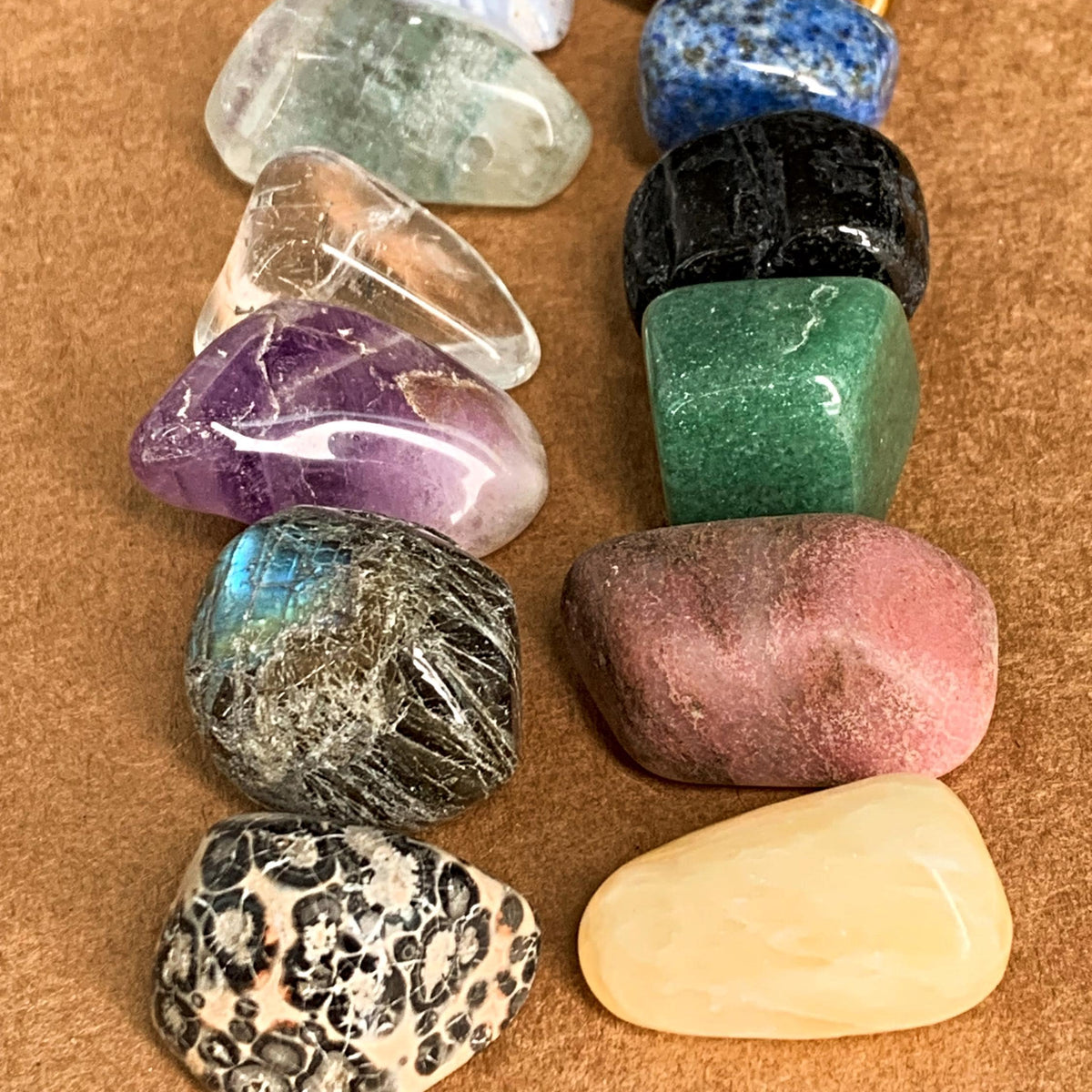 Healing gemstone tumble stones