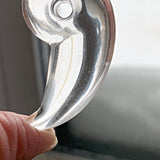 Clear Quartz Magatama | Japanese Sacred Shape Crystal Pendant
