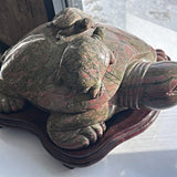 Luxury mineral turtle decor