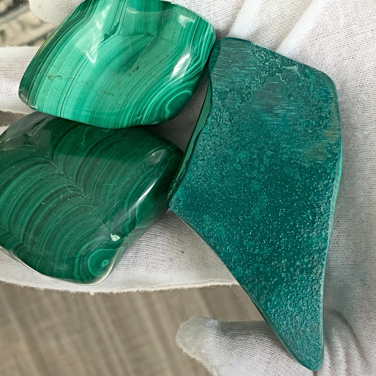 Collector grade malachite freeform