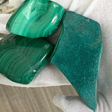 Collector grade malachite freeform
