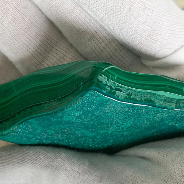 Natural Congo malachite specimen