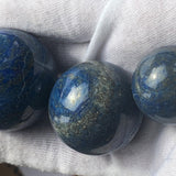* Pyrite flecked lapis stone sphere