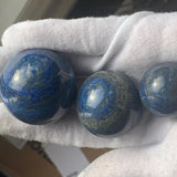 Lapis Lazuli Spheres | Pyrite Flecked Blue Crystal Ball