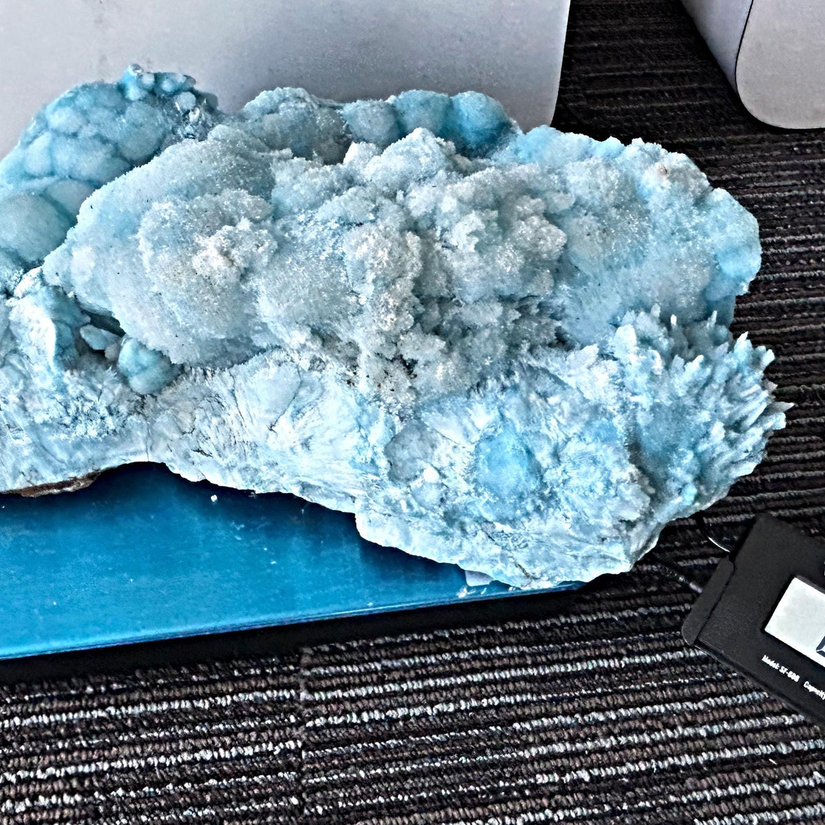 Extra Large museum grade blue aragonite cluster Wenshan
