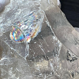 Natural rainbow quartz specimen