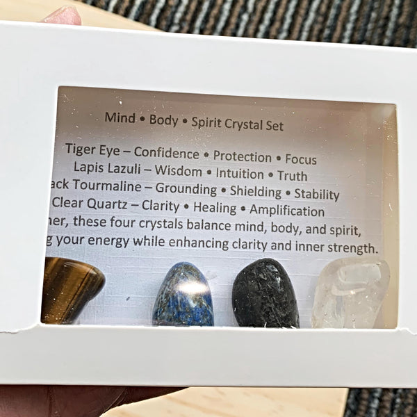 Healing crystals gift box set