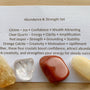 Abundance crystal gift set with citrine