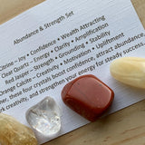 Money manifestation crystal set
