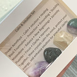 Calm Intuition Crystal Set | Meditation Healing Stones Gift